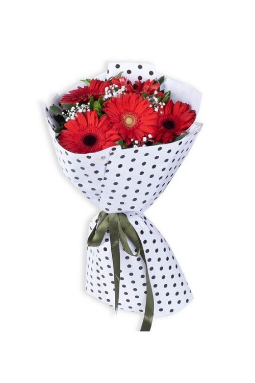 Soft Blooms 7 li Lila Gül Buketi